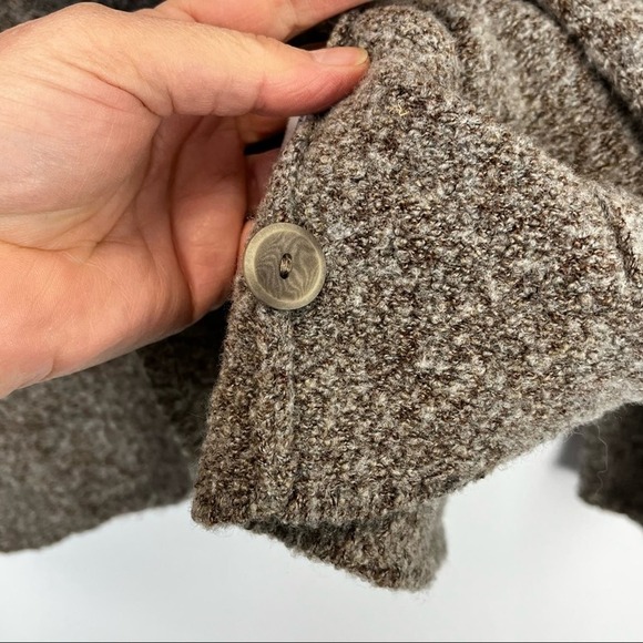 EILEEN FISHER BOUCLAY BUTTON FRONT CARDIGAN SZ M EUC - Picture 3 of 10